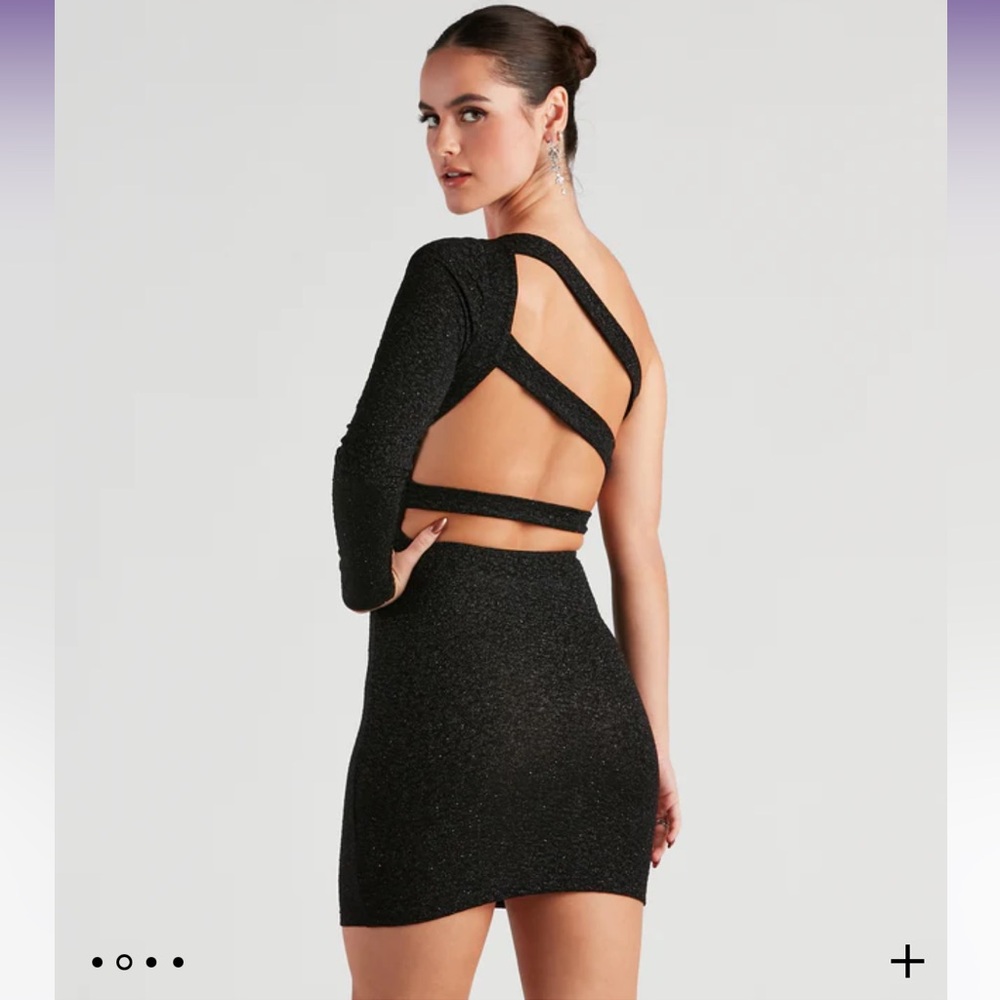 Windsor Moonlight Glitter mini dress